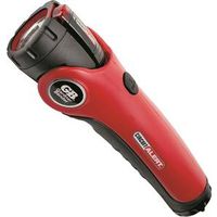 voltage sensing swivel work light, red