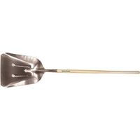 Aluminum Scoop with Wood Handle, 48in.