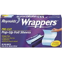 6134654 - WRAPPERS FOIL SHEETS 50CT