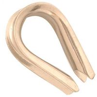 galvanized cable thimble, 5/8in.
