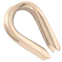 Galvanized Cable Thimble, 5/8"