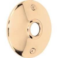 Rosettes Door Knob, Brass Plated