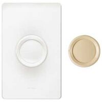 rotary dim n glow 3 way white/ ivory