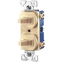 6137921 - 1P IVORY 2 TOGGLE SWITCH