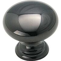 black nickel solid brass knobs