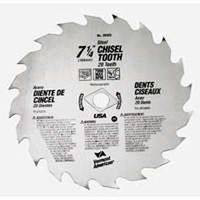 standard steel circular saw blade, 7 1/4in.