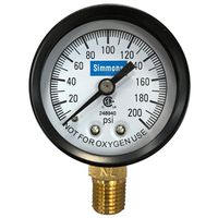 6140768 - 1/4IN 0-200# PRESSURE GAUGE