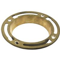 flange, brass 4in.