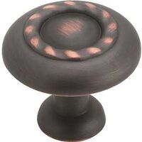 Rope Cabinet Knob, 1 3/4in. Bronze