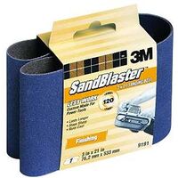 Fine Purple Sanding Belt, 3in. x 21in. 120 Grit
