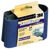 Medium Purple Sanding Belt, 3in. x 21in. 80 Grit