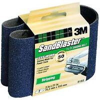 Coarse Purple Sanding Belt, 3in. x 21in. 50 Grit