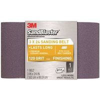 fine purple sanding belt, 2in. x 24in.