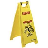 multi-use wet floor sign, yellow