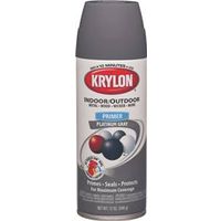 krylon primer spray, platinum 12 oz