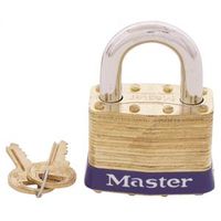 2in. 4 pin tumbler brass padlock