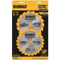 Dewalt DW9158 Combination Circular Saw Blade Set