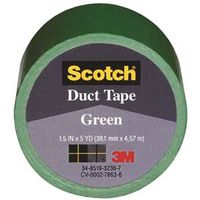6162804 - 1.5"X5YD GREEN CLOTH TAPE