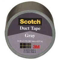 6162945 - 1.5"X5YD GREY CLOTH TAPE
