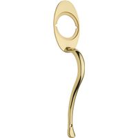 6165526 - COLONIAL TRIM ROSETTE BRT BRSS