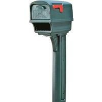 Gentry Plastic Mailbox & Post, Green