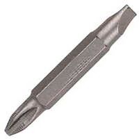Double Ended Phillips & Slotted Insert Bit, 1 7/8in.