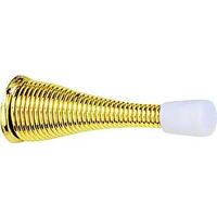 Flexible Door Stop, 2 13/16in. Bright Brass