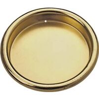 bypass door finger pull, 2 1/8in. brass