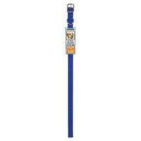 collar nylon double blue   