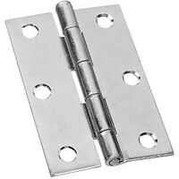 Narrow Utility Hinge, 3in. Bright Zinc