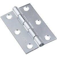 Narrow Utiltiy Hinge, 2 1/2" Bright Zinc