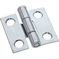 Zinc Narrow Utility Hinge, 1"