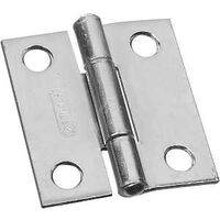 Narrow Utility Hinge, 1 1/2in. Zinc