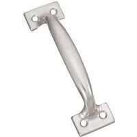 Door Pull, 1 3/4in. x 6 1/2in. Bright Zinc