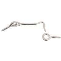 Wire Gate Hook & Eye, 3in. Zinc