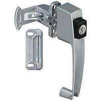 keyed push button latch, aluminum
