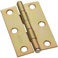 mortise cabinet hinge, 2 1/2in. brass
