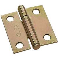 brass cabinet hinge, 1 1/2in.