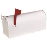 rural mailbox, white