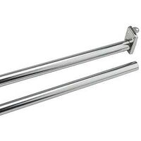 extension closet rod, 48-72in.