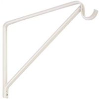 6173082 - WHITE SHELF/ROD BRACKET 2-PC