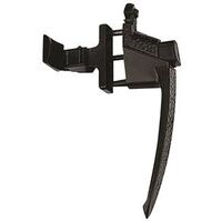 storm door latch, black