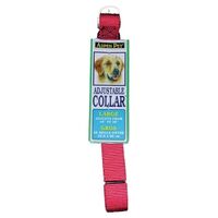 collar nylon red adjustable     