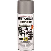 stops rust textured spray paint, nickel 12 oz