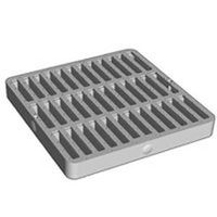6187264-9IN BLACK SQUARE GRATE