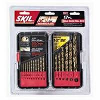 gold oxide drill bit set, 17 pc