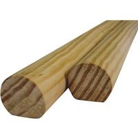 solid pine hand rail, 1 1/2in. x 1 11/16in. x 8