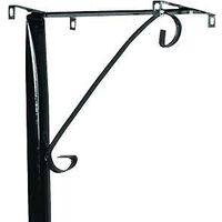 mailbox steel post kit, black