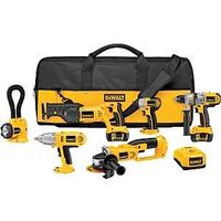 Dewalt XRP Combo Cordless Tool Kit, 18V 6 Pc