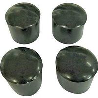 Plastic Furniture Leg Tips, 1 1/8" Black